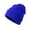 Blue, variant on Men's Knit Beanie, Stretchy Warm Solid Color Loose Fit Slouchy Winter Skull Cap for Skiing Running Street Daily Wear Red
