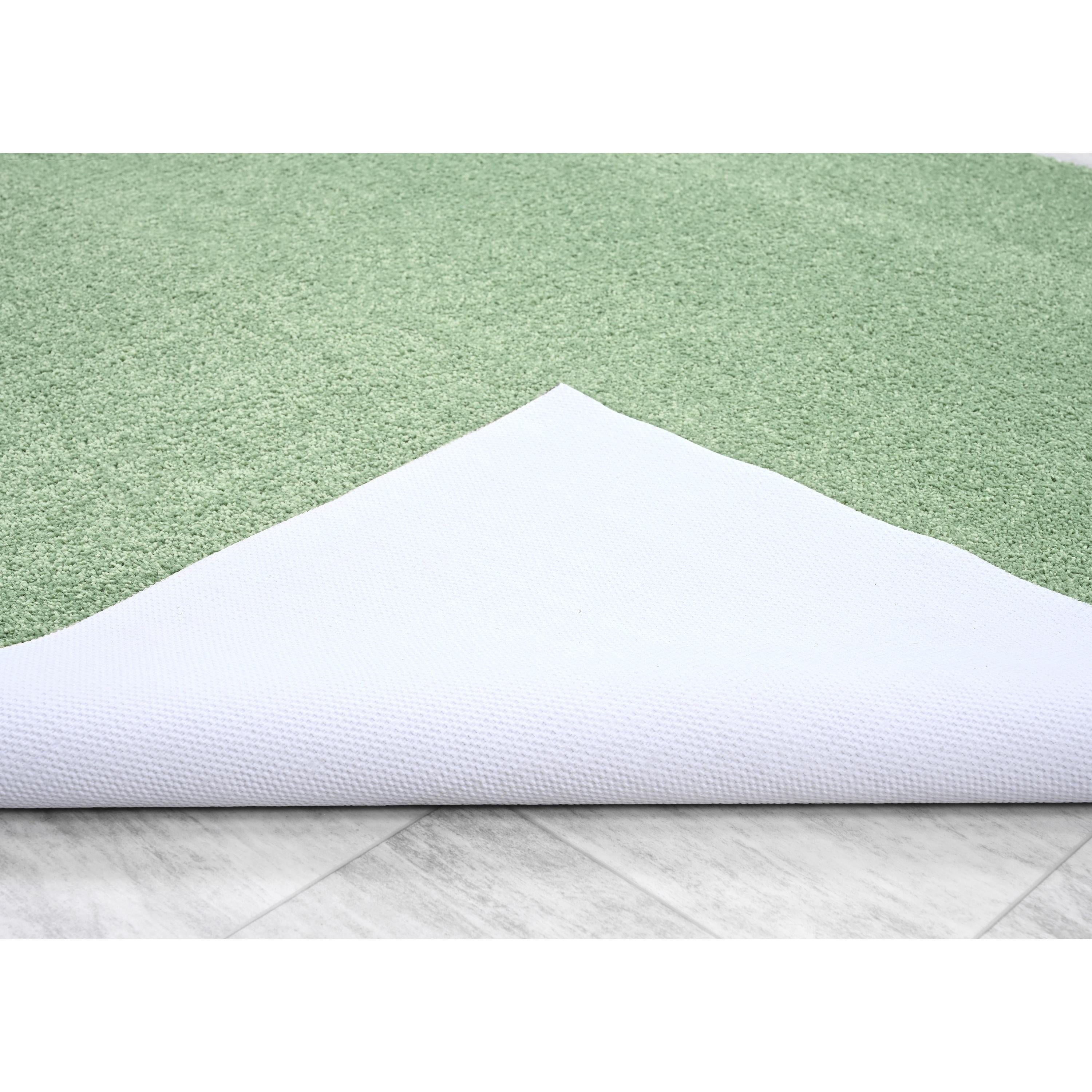 Garland Rug Gramercy Washable Polypropylene Deep Fern Bathroom Carpet, 4' x 6'
