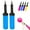Blue, variant on Balloon Pump 2 Pack Hand Manual Inflator, Balloon Manual Pump Blower Pump Suitable for Party Decoration Balloons Balloon Arch Kit Balloon Garland Foil & Confetti Balloon