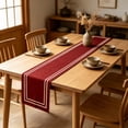 thumbnail image 4 of Table Runner Linen Decorative Multi-color for Dining Table Centerpiece Protection and Everyday Table Decor, 4 of 6