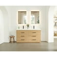 thumbnail image 3 of Altair-13 72" Double Bathroom Vanity in White Oak with White Artificial Drop-in Sink, 3 of 14