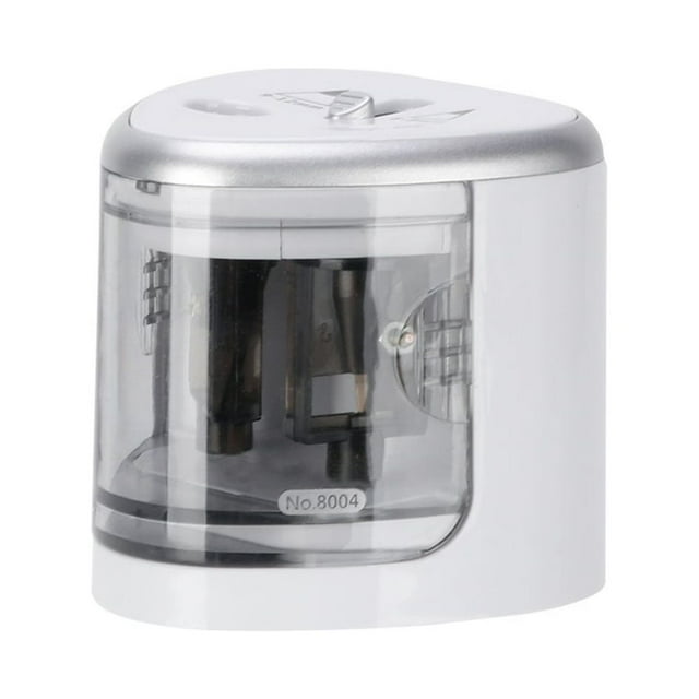 MesaSe Multi-functional Automatic Electric Pencil Sharpener Battery Operated with 2 Holes(6-8mm / 9-12mm)Pink
