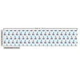 thumbnail image 3 of Ambesonne Marine Fabric by the Yard Upholstery, Cartoon Sailboat Maritime, 2 Yards, Pale Blue Dark Coral, 3 of 5