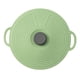 thumbnail image 2 of Tapa de silicona resistente al calor con ventosa y asa, tapa de silicona autosellante para ollas. Verde 31.5cm, 2 of 9