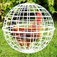 thumbnail image 1 of PEONAVET Spherical Chicken Cage 30CM Free Range Chicken Cage Plastic Spherical Chicken Cage Round Rabbits Cage Can Be Rolled for Walking Around In The Scenic Area for Foraging, 1 of 9