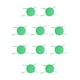 thumbnail image 3 of Naiovety Cojín suave para silla de bistró con lazos: para máxima comodidad y estilo Amplia aplicación Verde duradero verde 10Conjunto, 3 of 6