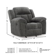 Signature Design by Ashley Furniture Frohn Graphite Recliner