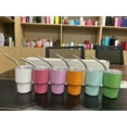 thumbnail image 4 of 3oz DIY Blank Sublimation shot glass Tumbler double insulated with stainless straw, 4 of 5