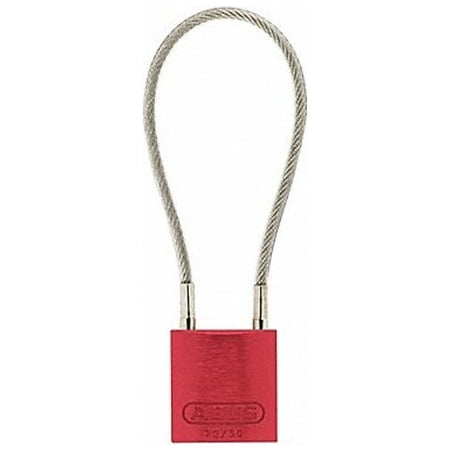 Abus Lockout Padlock,Key Different,Red Body 13027