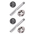 thumbnail image 1 of Transemion 2pieces High Accuracy Thread Durability And Exquisite Craft For Precise Tapping Rustproof Die m10 2Set, 1 of 6