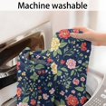 thumbnail image 5 of Pioneer Flower Floral Print Pattern Bathroom Rugs Mat, Non Slip Microfiber Bathroom Rug with Rubber Backing, Soft Mats for Bathroom Floor Tub Shower, 17"x30", 5 of 5