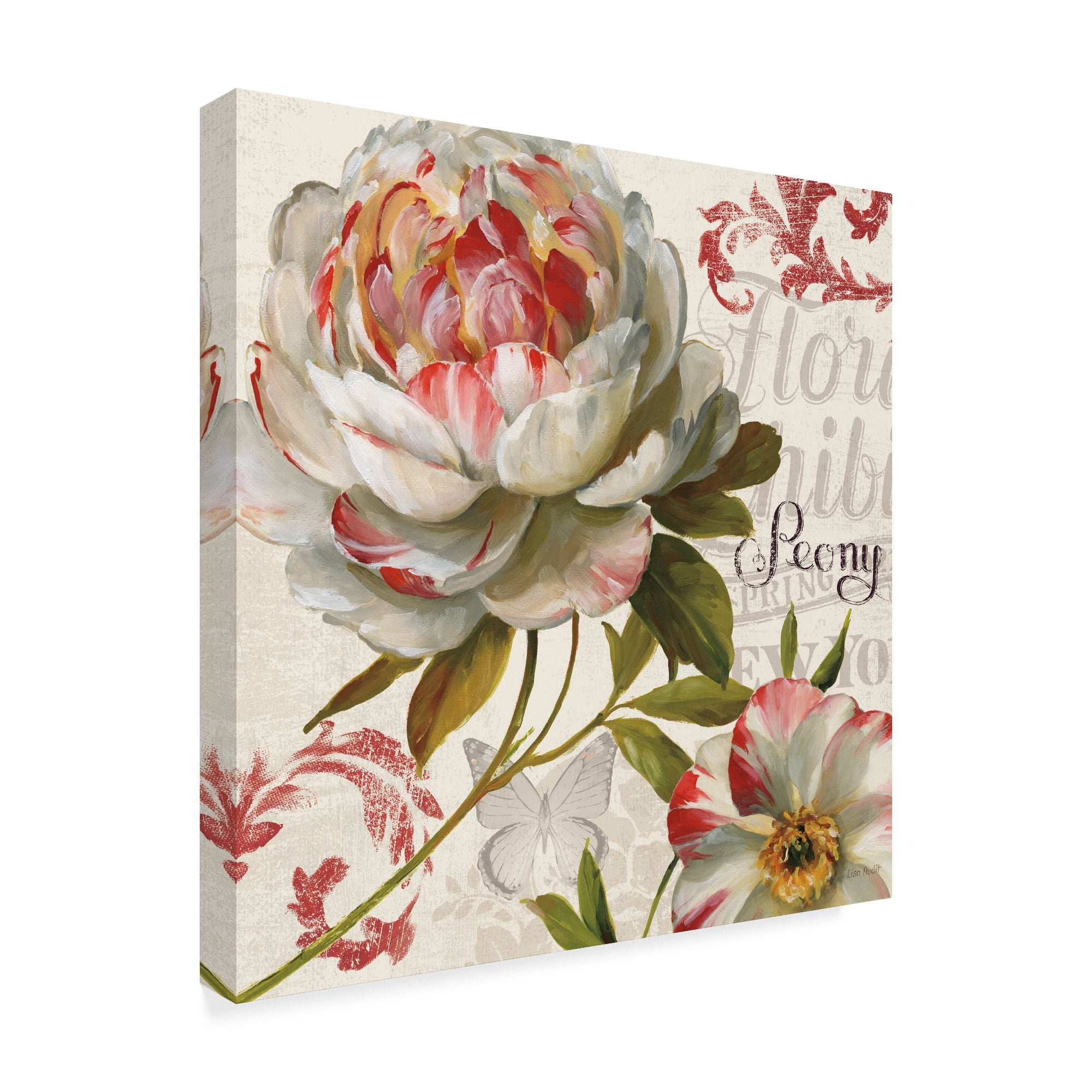 Trademark Fine Art 'Spring Flair III' Canvas Art by Lisa Audit