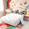 thumbnail image 3 of Manfei Winter Holiday 7-Piece King Bedding,Festive Christmas Snowman King Bed in a Bag,Xmas Reversible, 3 of 7