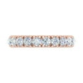thumbnail image 3 of 1 Carat Diamond Wedding Band Ring in 14K Rose Gold (Ring Size 8) (SI1-SI2 Clarity), 3 of 4