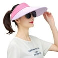 thumbnail image 1 of yingyy Soleil pour Visière Chapeaux Femmes Grand Bord Protection Plage Chapeau de Soleil Réglable pour l'Extérieur No.2, 1 of 1