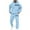 Light Blue%GC%, variant on CONZONE Men's Sweatsuit 2 Piece Sets Casual Men's Jogging Tracksuit Set Letter Graphic Pullover Hoodie Pants Sweat Suit for Men Cozy Fall Winter Athletic Track Suit Outfits