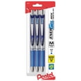 thumbnail image 1 of Bolígrafos de tinta de gel Pentel EnerGel Deluxe RTX de 0,7 mm, color azul, paquete de 3, 1 of 8