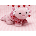 thumbnail image 3 of Pink Axolotl Stuffed Animal Plush with Strawberry Scent 2026，Pink Axolotl Plush Toys 9.84 Inch Super Soft and Huggable Stuffed Plush Fall Plush Perfect,Valentine's Day Gifts For Her, 3 of 5