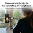 thumbnail image 3 of Magnetic Mount for Insta360 Go3/Go3s Multifunctional Foldable Tabletop Car Mount Flexible Adjustable Angle Accessories for Insta 360 Go3/Go3s Vlogging for Gopro Hero 13, 3 of 10