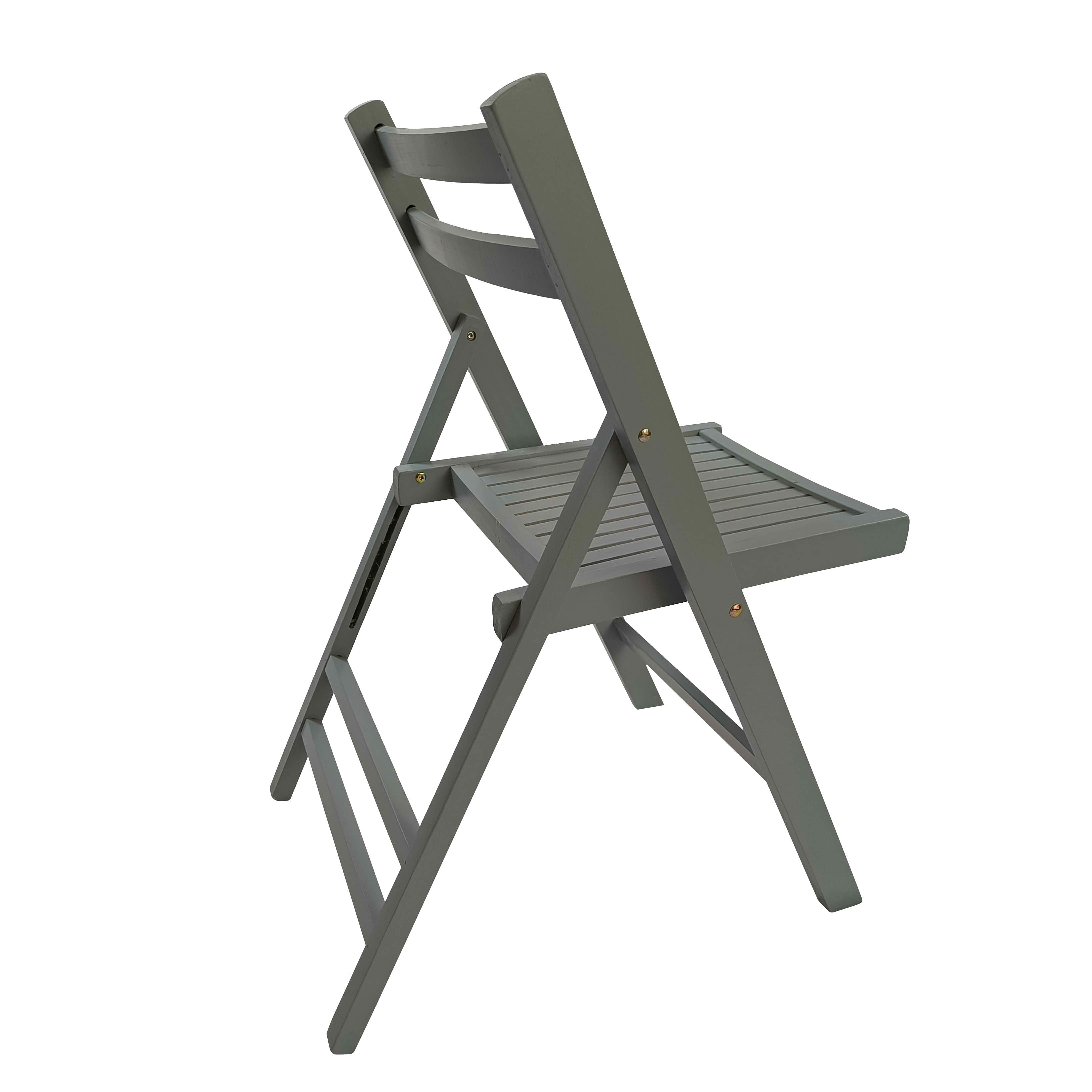 MAYEERTY Set of 4 Honey Solid Wood Slatted Folding Chairs, Portable Foldable Event Dining Chairs for Indoor Outdoor Wedding Kitchen Balcony, Holds 200 LBS