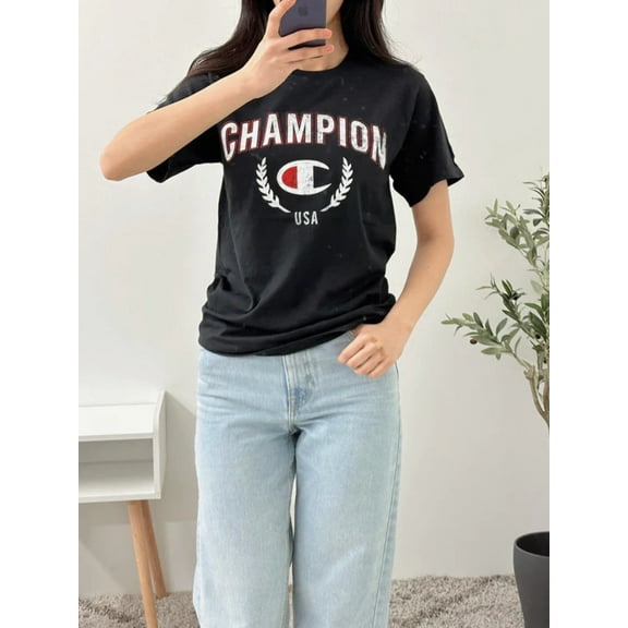 Champion Men's Classic Graphic T-shirt Black GT23H 5864LA 003