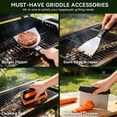 thumbnail image 3 of NULAS 27Pcs Griddle Accessories Kit with Spatula & Burger Press, Flat Top Grill Tools for Blackstone Outdoor BBQ, 3 of 8