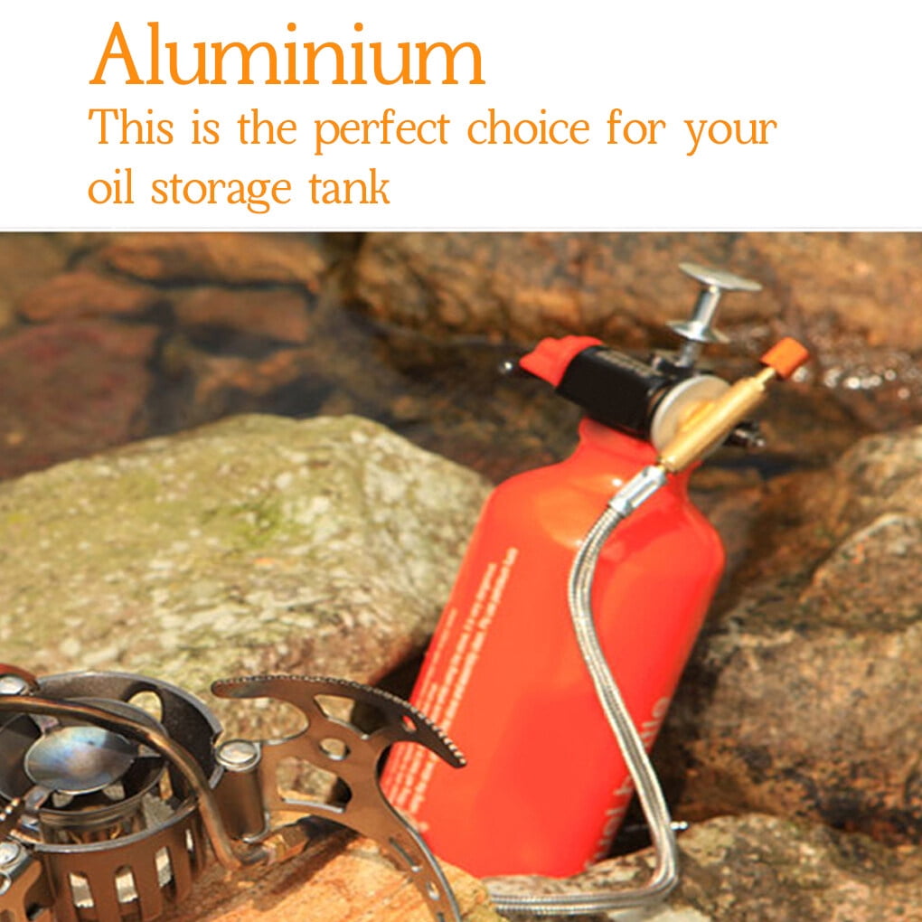 Bouteille Carburant Outdoor HOME FURNISH MALL 1000ml - Aluminium, Étanche - Camping, Randonnée