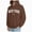 L101-Brown, variant on Men's Letter Graphic Hoodies Drawstring Long Sleeve Oversized Sweatshirt Loose Pullover Top(L101-Beige,XXXL)