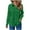 Green, variant on MaFYtyTPR Women's Casual Button Bloues Fashion Solid Color Pocket Long Sleeve Turndown Collar Loose Shirt Tops