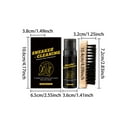 thumbnail image 5 of Uutvery 30ml Sports Shoe Cleaning Kit, Sneaker Cleaner with Brush Canvas Leather, Tough Stain Dirt Remover Athletic Footwear, Non Toxic Eco Friendly Formula, 5 of 9