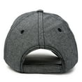 thumbnail image 3 of DALIX Premium Chambray Low Crown Cap Curved Bill 6 Panel Hat (Gray), 3 of 7