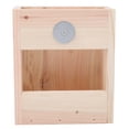 thumbnail image 1 of ATTOE New Wood Rabbit Feeder Chinchilla Grass Rack Pet Grass Holder for Small Animals-0816950, 1 of 5