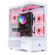 EVOUNIC Gaming PC Computer Desktop Intel i7 Xeon E5 3.20GHz RTX 3050 16GB RAM 512GB SSD+1TB HDD WiFi6 BT5.4 ARGB Fan x9 Windows 11 Gaming Computer Tower for Gamer,Streaming