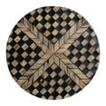 thumbnail image 4 of bali & pari Paulo Decorative End Table with Bamboo Diamond Pattern, 4 of 7