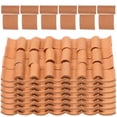thumbnail image 4 of 120 Pcs Tuiles de Toit Miniatures Micro Tuiles de Toit Décor Tuiles de Toit Micro Ornement Table de Sable Tuiles de Toit, 4 of 5