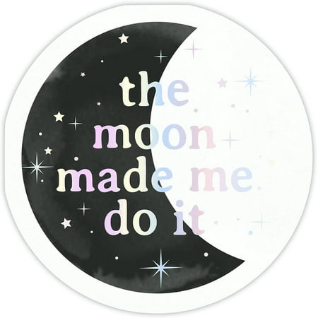 The Moon Made Me Do It Party/Beverage/Cocktail Napkins with Iridescent Foil Detail