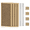 4 PCS L, variant on Splicing Cat Scratch Pad: Cat Scratchers for Indoor Cats and Kitten, 2 Pack Cat Scratching Pad, Cat Scratcher Cardboard, Scratching Pad, Premium Scratch from Cats, Double-Sided Design