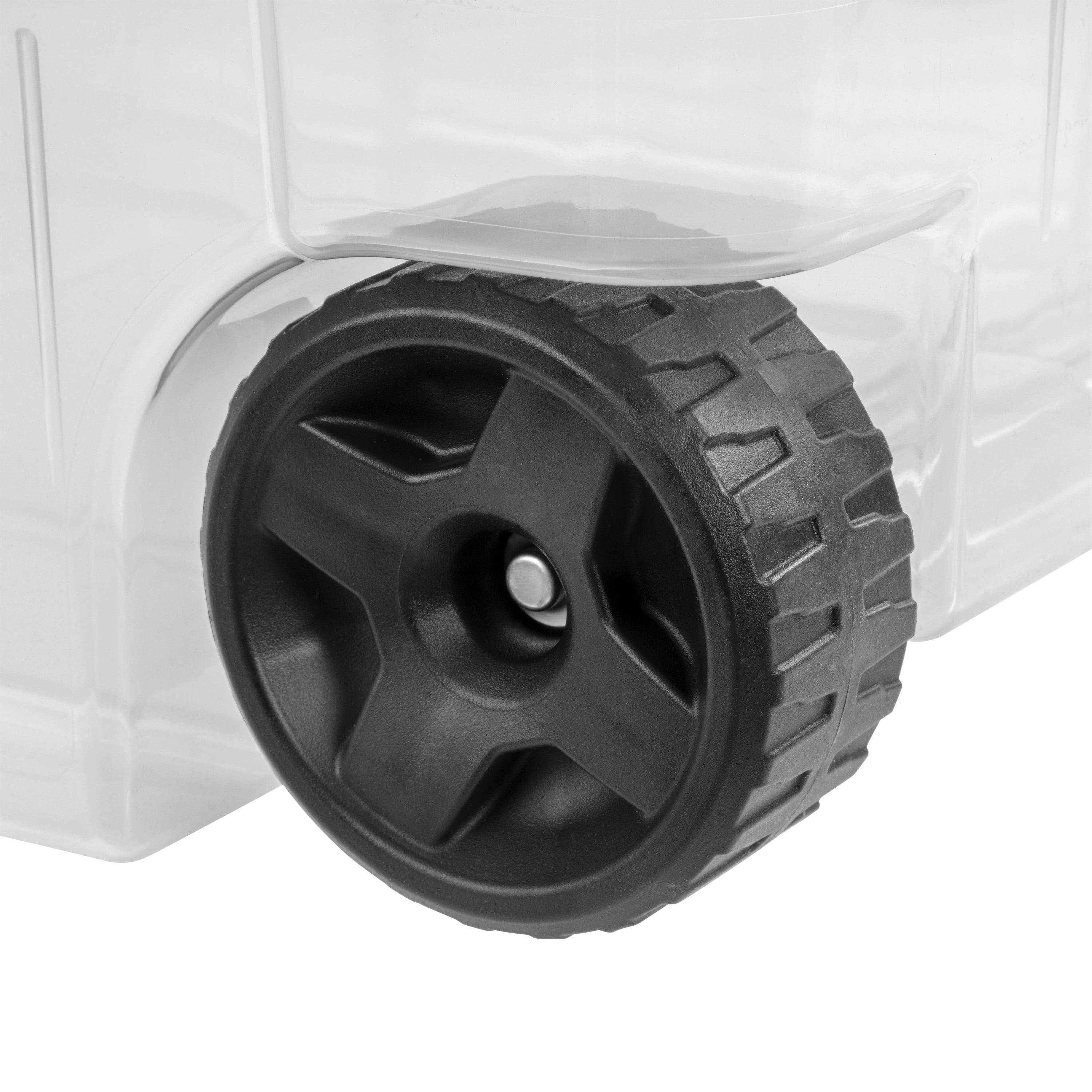 Sterilite 160 Qt. Wheeled Storage Box Plastic, Turmeric