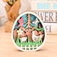 thumbnail image 4 of Lámpara LED de madera con forma de huevo de Pascua, luz nocturna, decoración navideña, mariposas de primavera, adorno decorativo de mesa de pavo., 4 of 7
