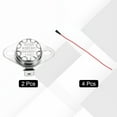 thumbnail image 4 of 2 Pcs KSD301 Thermostat 110°C/230°F 20A Normally Closed N.C Adjust Snap Disc Temperature Switch with Terminal Wire for Microwaves,Oven,Coffee Maker, 4 of 5