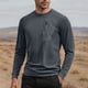 thumbnail image 1 of pstuiky camisas de manga larga para hombre, Camiseta básica de cuello redondo y manga larga de color liso para hombre camisetas de hombre xxxl, 1 of 5