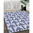 thumbnail image 3 of Ahgly Company Machine Washable Indoor Square Transitional Lavender Blue Area Rugs, 8' Square, 3 of 7