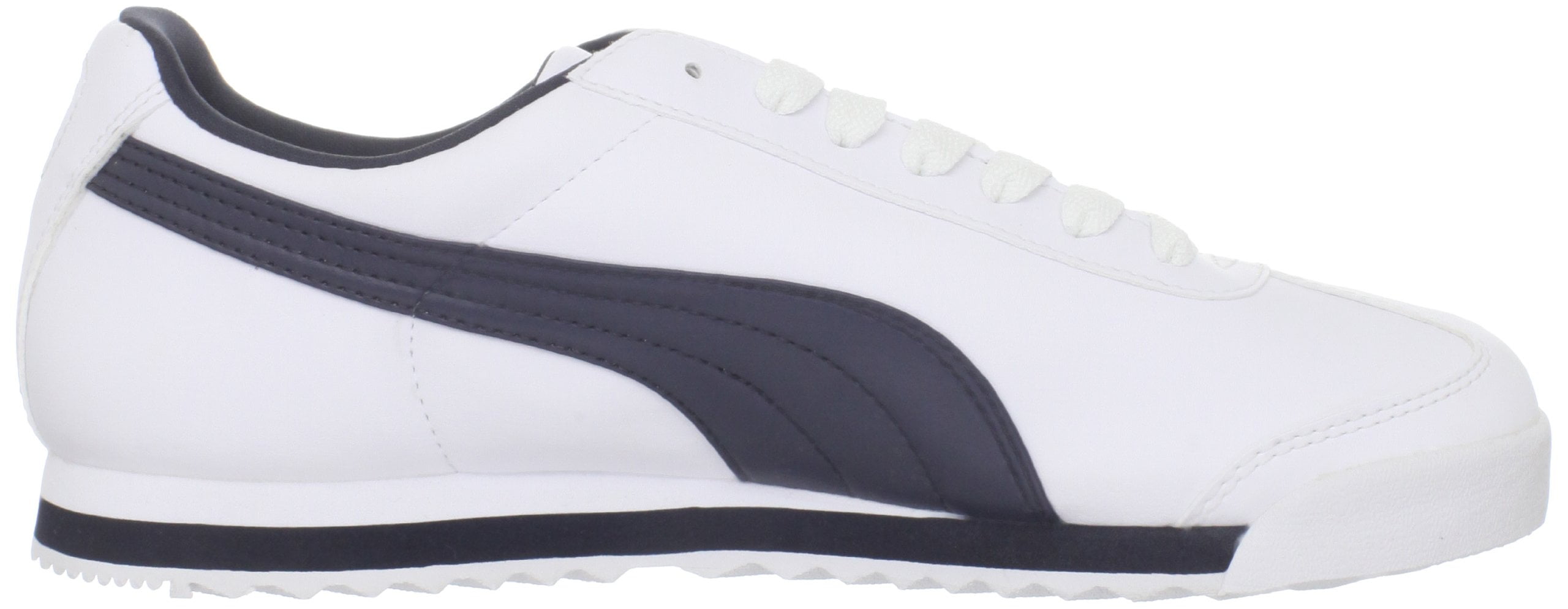 Puma Men s Roma Basic Leather Sneaker white new Navy Walmart