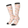 thumbnail image 2 of Fotbe Cute Ducks In Hats print Women's Men's Novelty Crew Socks Cotton Socks Knee High Socks for Walking,Running,Nurses,Pregnancy, 2 of 8