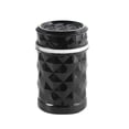 thumbnail image 1 of Portable Led Ashtray With Lid Diamond Pattern With Car Holder, 1 of 5