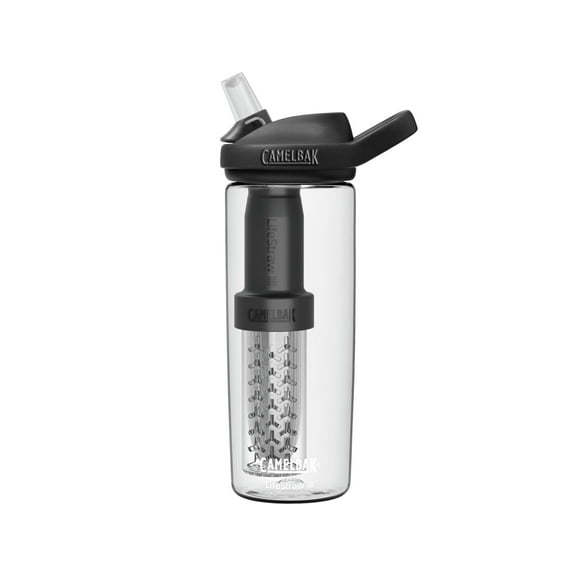 CamelBak eddy  20oz Bottle, filtered by LifeStraw, Clear