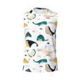 thumbnail image 6 of Lsque Cute Whale Print Men's Cotton Blend Sleeveless Muscle Shirts (S-3XL)- Moisture Wicking, Odor Protection, UPF 30+,Large, 6 of 8