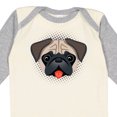 thumbnail image 4 of Inktastic Cute Pug Puppy Dog Boys or Girls Long Sleeve Baby Bodysuit, 4 of 5