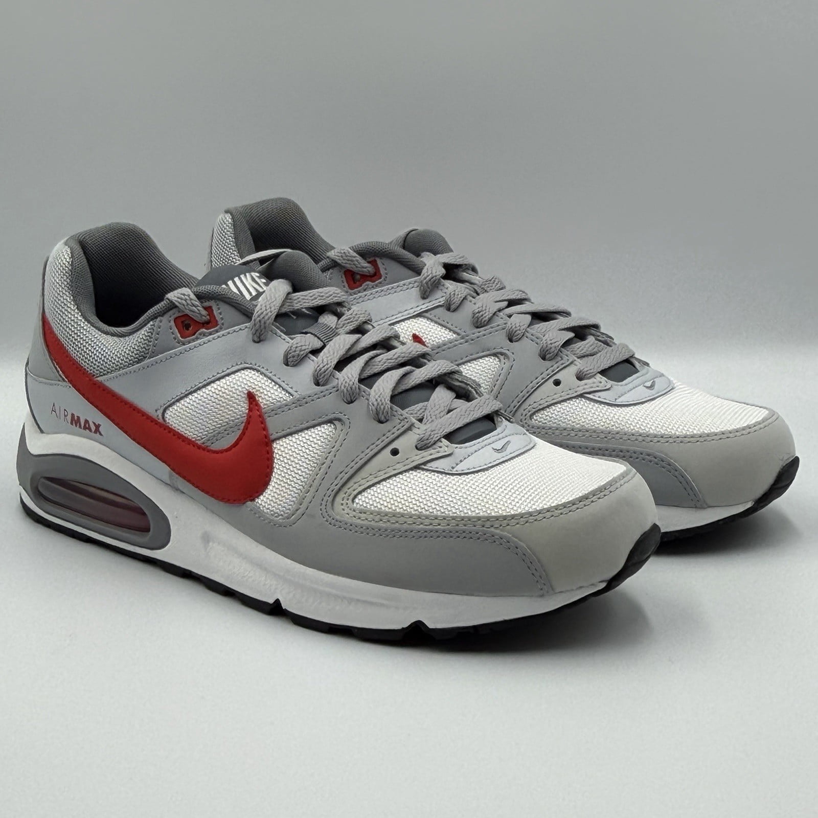 Mens Size 8 Nike Air Max Command White University Red 629993 