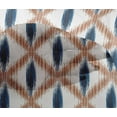 thumbnail image 4 of oneOone Tissu en Viscose Chiffon Imprimé Ikat Diamant BTY 42 Pouces de Large, 4 of 4